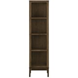 House Nordic Temno rjava vitrina v hrastovem dekorju 47x180x40 cm Zamora – | Shoptok.si