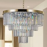 Toolight Kristalni Viseći Stropni Luster APP1533-6CP4 Zlatni | shoptok.hr