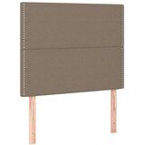 vidaXL Krevet s oprugama i madracem smeđesivi 100 x 200 cm od tkanine | shoptok.hr