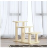 vidaXL Mačje drevo s praskalniki iz sisala krem 50,5 cm | Shoptok.si