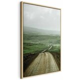  Slika - Road Across the Plains (1 Part) Vertical 40x60 U prirodnom drvenom okviru | shoptok.hr