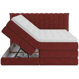 Premium Living Postelja Boxspring Lina, Rdeča, 200x200 | Shoptok.si