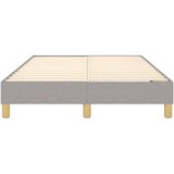  Za krevet s oprugama svjetlosivi 120 x 200 cm od tkanine | shoptok.hr