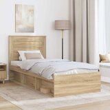  Okvir za krevet Sonoma 100 x 200 cm Čvrsto borovo drvo | shoptok.hr