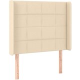  Krevet box spring s madracem LED krem 100x200 cm od tkanine | shoptok.hr