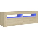 Furnova TV omarica z LED lučkami sonoma hrast 120x35x40 cm, (21922634) | Shoptok.si