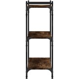  Regal za knjige s 3 razine boja hrasta 80 x 30 x 86 cm drveni | shoptok.hr