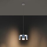 Nice Lamps Bela viseča svetilka s kovinskim senčnikom ø 24 cm Rossario – | Shoptok.si