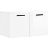 Maison Chic Stenska omarica - Zidna omarica visok sijaj bela 60x36,5x35 cm inženirski les iu428, (22062473) Cene