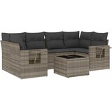  7-dijelni set vrtnih sofa svjetlosivi od poliratana | shoptok.hr