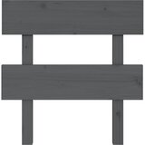  Uzglavlje za krevet sivo 93,5 x 3 x 81 cm od masivne borovine | Eponuda.com