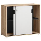 MID.YOU Arhivska Omara Emmik, Bela, Barva Hrasta | Shoptok.si