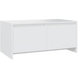 Furnova Klubska mizica bela 90x50x41,5 cm iverna plošča, (21915297) | Shoptok.si
