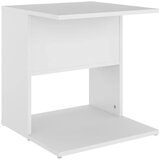 Furnova Stranska mizica bela 45x45x48 cm iverna plošča, (21915204) | Shoptok.si
