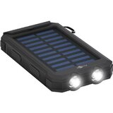 Goobay powerbank 8.0 na sončne celice svetilka 8000 mah črna prenosna baterija Cene