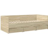  Dnevni krevet s ladicama bez madraca boja hrasta 90x200 cm | shoptok.hr