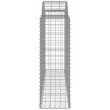  Lučne gabionske košare 4 kom 200x50x120/140cm pocinčano željezo | shoptok.hr