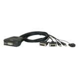 Aten CS22D-AT prekidač KVM Crno | shoptok.hr