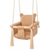 Ginger Home Dečija drvena ljuljaška plišani meda – mekano pamučno sedište, do 30 kg ( W01D203 ) | Eponuda.com