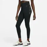 Nike One High-Waisted Lace-Up 7/8 Women's Leggings, Black/Plum Eclipse, (20485591-c566098)