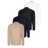 Dewberry SET OF FOUR G783 JUDGE COLLAR SHIRT-BLACK-WHITE-NAVY-BEIGE | shoptok.hr