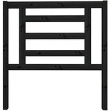  Uzglavlje za krevet crno 96 x 4 x 100 cm od masivne borovine | shoptok.hr