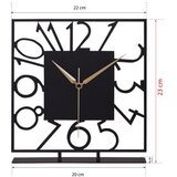 Opviq sat 25cm crni | Eponuda.ba