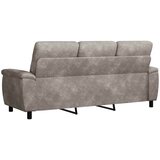 SOFA Svjetlosiva 214 x 90 x 95 cm Umetnička suknja koža | shoptok.hr