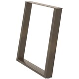  Noge za blagovaonski stol U-oblik 2 kom Prirodni čelik 70 x (72-73) cm Čelik | shoptok.hr