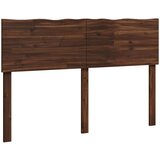  Uzglavlje s prirodnim rubom ROSTOCK Tamno smeđa 160 cm | shoptok.hr