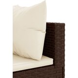  11-dijelni set vrtnih sofa od poliratana s jastucima smeđi | shoptok.hr