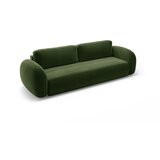 Cosmopolitan Design Zelena žametna raztegljiva/s prostorom za shranjevanje sedežna garnitura 262 cm Tonale – | Shoptok.si