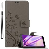 Cadorabo Huawei Y5 PRIME 2018/Y5 2018 v klasična črna - ovitek v cvetličnem dizajnu z magnetnim zapiranjem, stoječo funkcijo in režami za kartice, (20567013) | Shoptok.si