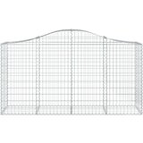  Lučne gabionske košare 6 kom 200x50x100/120cm pocinčano željezo | shoptok.hr