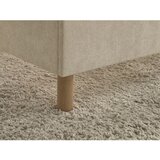 Bobochic Paris Bež podstavljeni tapecirani bračni krevet s podnicom 140x190 cm Mara – | shoptok.hr
