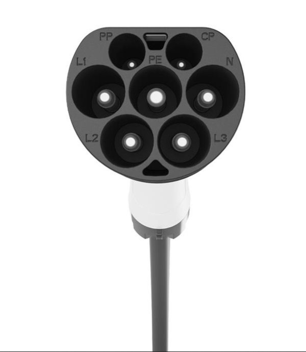 Gembird EV-T2MF-11KW-4M Kabl za punjenje Tip 2, 16A, trofazni (11 kW), 4 m Slike