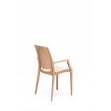 Hanah home baštenski set rattan 80x80 small lux masa takimi cappucino | ePonuda.com