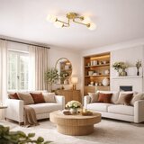  plafonski luster king 4xE27/15W/230V zlatna | Eponuda.com