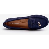 Boto Women's Navy Classic Suede Moccasins Ontala | Shoptok.si