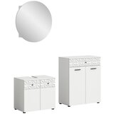MID.YOU Kopalnica Prisma, Bela, 3-Delni Set | Shoptok.si