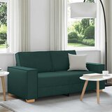 vidaXL Dvosjed Sofa Tamnozelena 140 cm Tkanina | shoptok.hr