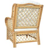 SOFA s jastukom od prirodnog ratana i platna | shoptok.hr