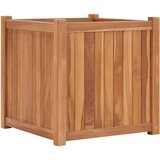 vidaXL Povišena gredica 50 x 50 x 50 cm od masivne tikovine | shoptok.hr