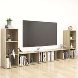TV ormarići 4 kom boja hrasta sonome 107x35x37 cm od iverice | shoptok.hr