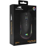 Baracuda miš NAUTILUS Crni RGB / 12.800 dpi | shoptok.hr