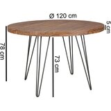 MID.YOU Jedilna Miza Bagli, Pravi Les | Shoptok.si