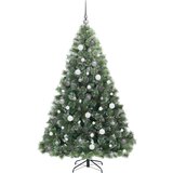 vidaXL Umjetno božićno drvce s stalakom Zelena 180 cm PE i PVC | shoptok.hr