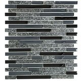 Mix Mozaik pločica Crystal Mix XCM MV798 (29,8 x 33,8 cm, Siva/Crna, Sjaj) Cijene