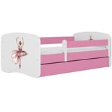HAPPYKIDS Dječji krevet Dreamy balerina 140x70 bez madraca s ladicom Rozičasta | shoptok.hr