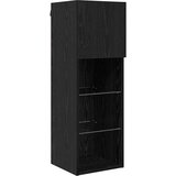 TV zidne jedinice Zidne 5 pcs Crni hrast 60 x 30 x 30 cm | shoptok.hr